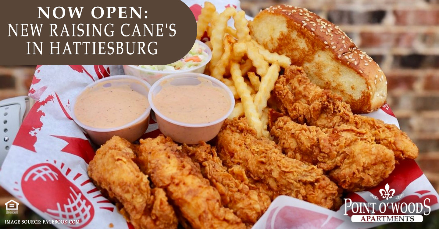 Now Open: New Raising Cane’s in Hattiesburg