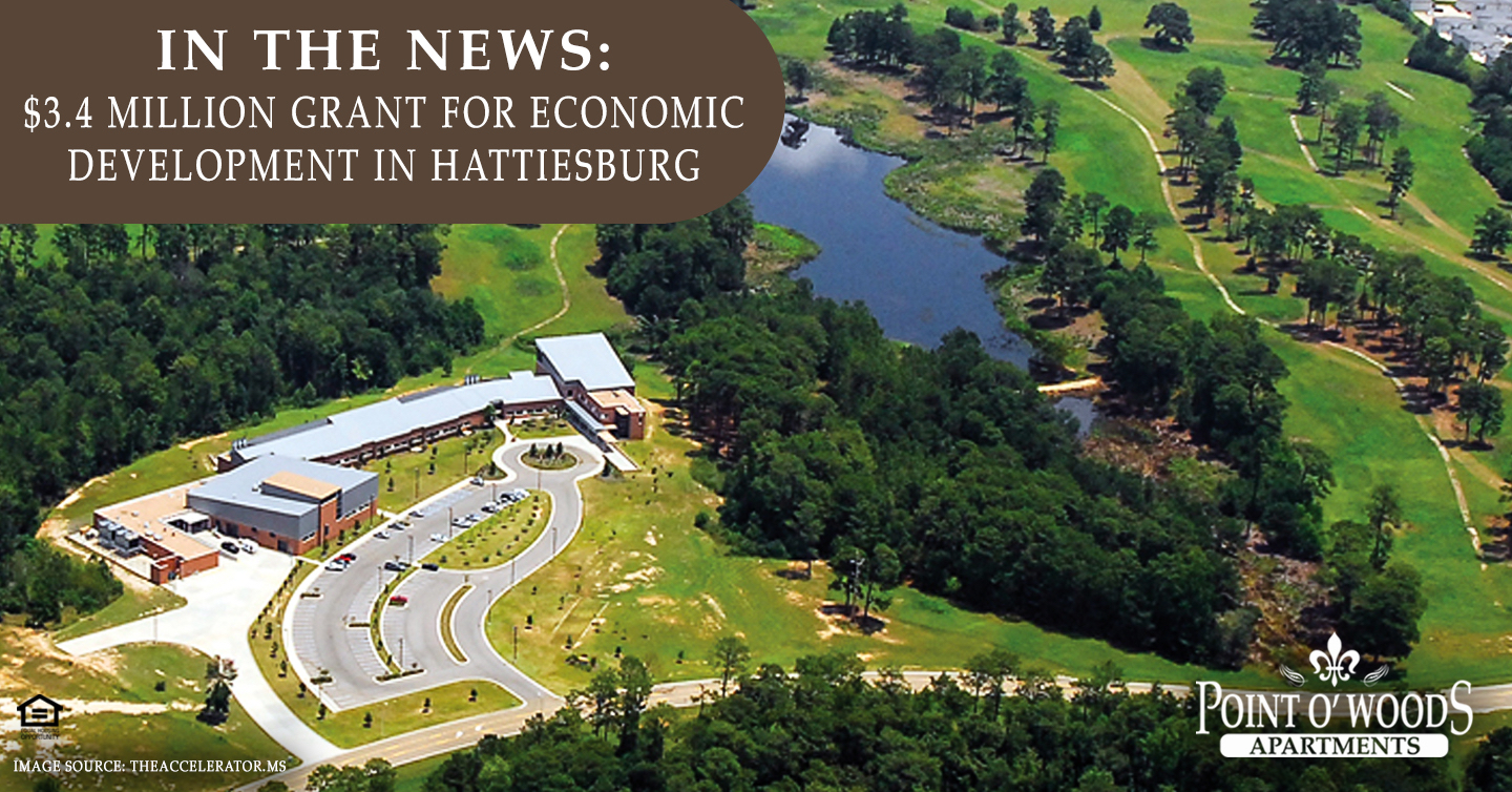 In the News: $3.4 Million Grant for Economic Development in Hattiesburg